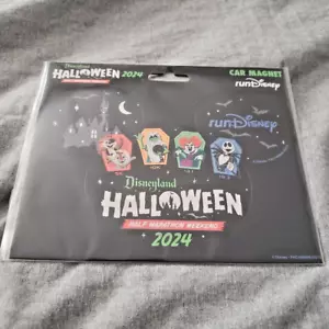 Calamita auto nuova 2024 RUN DISNEY Disneyland Halloween mezza maratona 5k 10k fine settimana - Foto 1 di 2