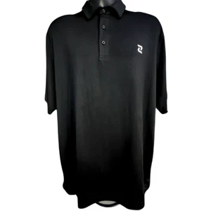 Zelos Polo Golf Shirt Herren Gr. LT Schwarz Kurzarm Logo Leicht Stretch Neu mit Etikett - Bild 1 von 8