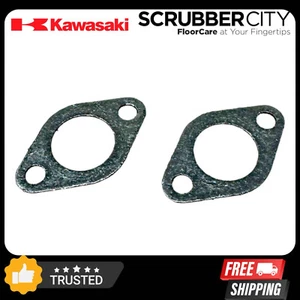 11060-7016 CONFEZIONE DA 2 GUARNIZIONI MARMITTA ORIGINALE KAWASAKI PER FH, FR, FS FX 110607016 - Foto 1 di 3