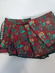 Weihnachten Feiertage Bäume Glocken Kränze Ornamente Stoffservietten 16" - 4er Set - Bild 1 von 5