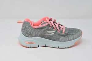 Skechers Arch Fit Comfy Wave Damen Sneaker grau/rosa Gr:6 #149414 111F - Bild 1 von 6