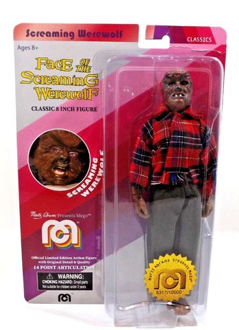 Mego Classics Screaming Werewolf  Face Of The Screaming Werewolf 8" Figure  2018 Cover
