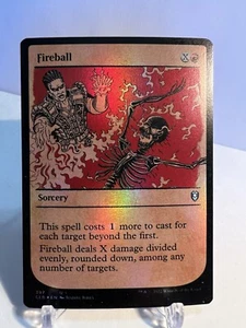 Fireball | Vetrina FOIL | Leggende del Comandante Baldur's Gate MTG EDH - Foto 1 di 3
