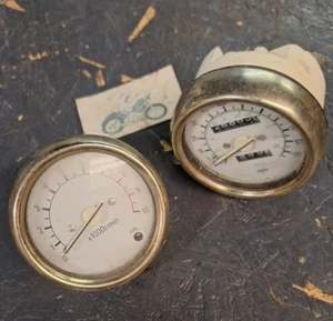 80s 90s Yamaha Virago Speedometer Tachometer Speedo Tach XV750 XV1100 XV VTG - Picture 1 of 22