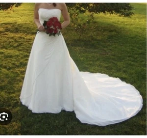 Maggie Sottero strapless Martina wedding dress - Picture 1 of 10