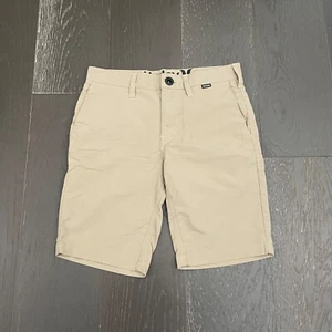 Hurley Shorts Boys Size 22 Beige Nylon Blend Pockets Outdoor Casual - Picture 1 of 11