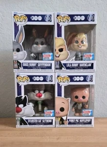 Funko POP! Looney Tunes x Harry Potter Hogwarts Students LE - COMPLETE SET Of 4 - Picture 1 of 17