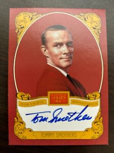 2013 Panini Golden Age Tom Smothers Historic Autographs Signed card #TSM