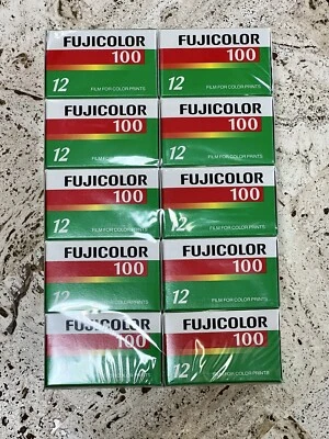 10 rolls Fujicolor 100 expired 35mm Fuji color negative film - Image 1 of 3