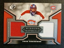 2005-06 SPx Winning Materials World Cup-Jo Jose Theodore (2CLR) #034/350