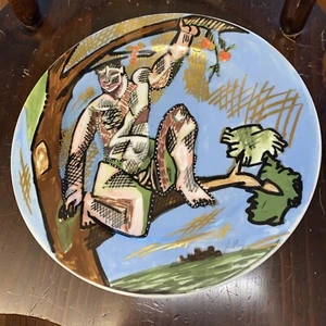 Kunstlerplatzteller Sandro Chia Rosenthal Germany Plate Artist Signature Rare - Picture 1 of 4