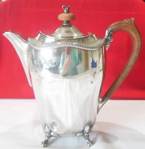Sterling William Suckling Birmingham England Coffee Pot c.1950 Mono “U” 740 g - Picture 1 of 16