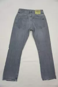 VOLCOM STONE YOUTH BOYS 28 x 29 USED GREY DENIM JEANS LOW RISE - Picture 1 of 4