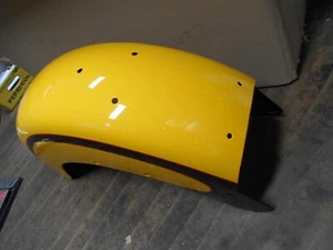 99-01 VICTORY V92C REAR BACK WHEEL FENDER OEM NEW 1013278A19 NOS YELLOW BLACK - Picture 1 of 5