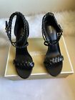 Michael Kors Astrid Wrapped  Faux Braided Sandals Shoes Heels Pumps Size 11.