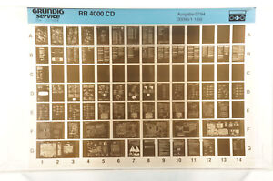 Grundig Service RR 4000 CD Radiorekorder Radio Cassette Microfiche 1994 K174
