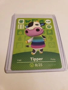 !¡VENTA DE VERANO! Tarjeta Amiibo Tipper # 129 Animal Crossing AUTÉNTICA Serie 2 ¡NUEVA! - Imagen 1 de 1