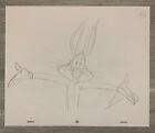 2000's BUGS BUNNY by Len Simon 12.5x10.5" Animation Pencil Drawing SIGNED 17