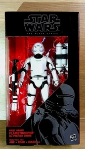Star Wars The Black Series #16 First Order Flametrooper 6in Hasbro 2015 MIB - Picture 1 of 11