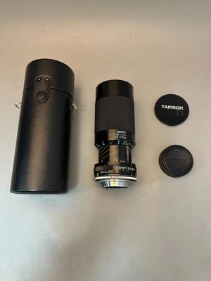 Tamron 80-210mm f3.8-4 f/3.8-4 Manual Focus Lens For Minolta MD Mount w/ Case - Image 1 of 4