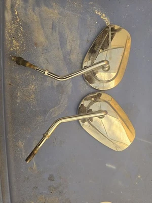 Espejos retrovisores cromados aptos para Harley Davidson Touring Road King Electra Glide Foto 1 de 2