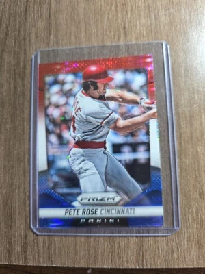 2014 Panini Prizm - Pete Rose #167 Red White & Blue Pulsar Prizm - Image 1 of 2