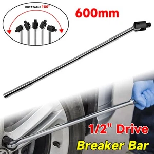 Heavy Duty BREAKER BAR 1/2" Dr 24" 600mm Long Strong Arm Power Bar Wheel Wrench - Picture 1 of 9