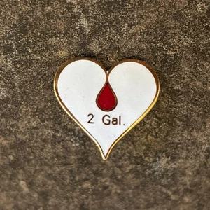 Blood Centers Replacement 2 Gallon Enamel Donation Lapel Tac Pin Award - Picture 1 of 4