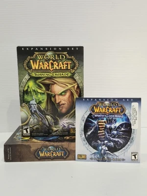 World Of Warcraft PC Game Bundle Lot World Of Warcraft Burning Crusade Lich King - Image 1 of 4