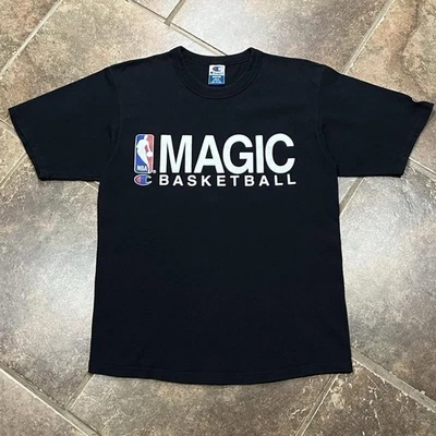 Camiseta deportiva vintage de baloncesto Orlando Magic campeón de los 90 de la NBA para hombre mediana de colección Foto 1 de 4