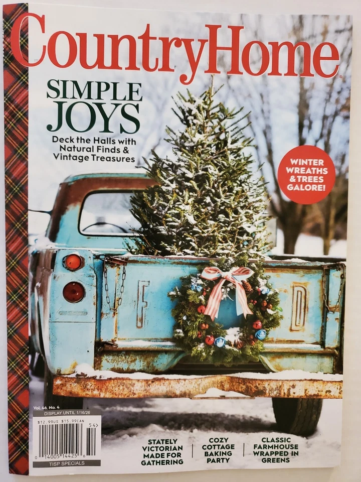 COUNTRY HOME SIMPLE JOYS HOLIDAY 2025 ISSUE — 第 1/1 张图片