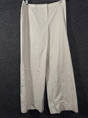 Pantalones para mujer Talbots tela italiana frente plano marfil talla pequeña 12 Foto 1 de 4