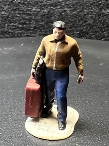 Figura miniatura 1/76 pasajero con equipaje tren tren conjunto accesorios - Imagen 1 de 8