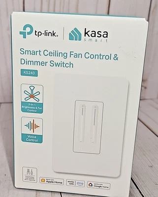 tp-link Kasa Smart Fan Control Light Dimmer Apple HomeKit Alexa Google Ass