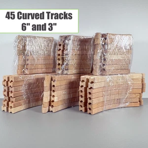 Thomas Wooden Railway Compatible Curved Tracks Lot (45 Pieces) Kidkraft - Picture 1 of 5