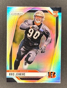 KRIS JENKINS, 2023 PANINI Prizm, Silver PRIZM ROOKIE, Bengals 🏈 - Picture 1 of 2