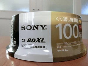 SONY Blu-ray Disc 25 discs 100GB 2X Speed BD-RE XL - Picture 1 of 8