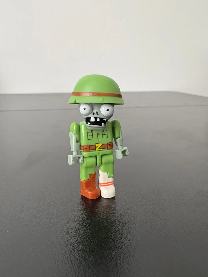 PVZ Soldier Zombie Knex Minifigure, Plants Vs Zombies - Rare, Complete - Image 1 of 1