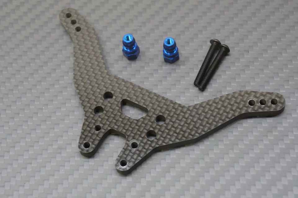 Associated Fabrik Team SC6.2 Teile - Hinten Carbon Shock Tower W / Alu Buchsen - Bild 1 von 1