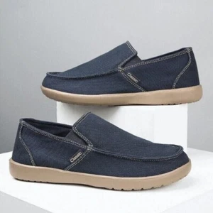 Lightweight elastic men's loafers breathable casual lazy sports shoes shoe size - Picture 1 of 18