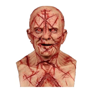 Realistic Zombie Mask Halloween Bloody Full Head Face Mask Horror Masks Headgear - Picture 1 of 11
