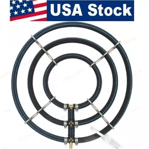 Pond Air Diffuser Stainless Steel Weighted Hydroponic Aerator Koi Pond Doub Ring - Picture 1 of 2
