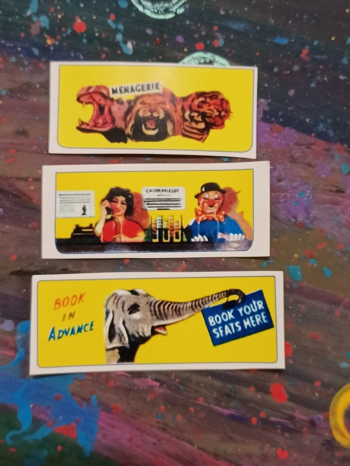 Corgi 426 Chipperfield Circus Booking Van Window Reproduction Stickers - Image 1 of 1