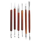 6Pcs Clay Sculpture Pottery Tools Ceramic Dot Painting Tools  Polymer Clay Shape