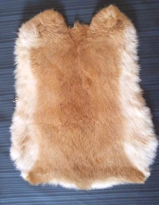 Piel de conejo - Piel de cuero genuino - Varios colores para elegir (12 pulgadas X 15 pulgadas) Foto 1 de 4