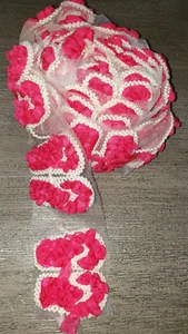 SANDALIAS CHANCLAS ROSA FUCSIA ARTESANALES RIBETE EN ALMOHADAS DE TUL CAMISAS ETC ¡NUEVAS! - Imagen 1 de 1