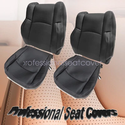 For 2009 2010 2011 2012 Dodge Ram 1500 2500 Laramie Leather Seat Cover Black X9 - Image 1 of 4