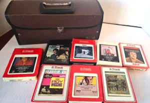 RARE MARSAND CASE FULL OF VINTAGE 8 TRACKS LOT S - Picture 1 of 12