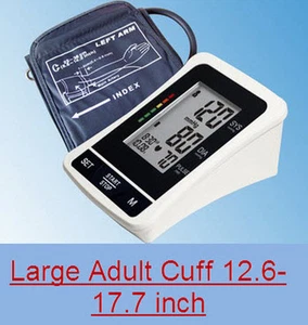 Bp1305 Talking Arm blood pressure monitor Large LCD,120 MEMORY, LARGE ADULT CUFF - Picture 1 of 5