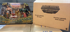 Snake Armor He-Man Battle King Hssss MOTUC Masters Of Universe Classics 2 Pack